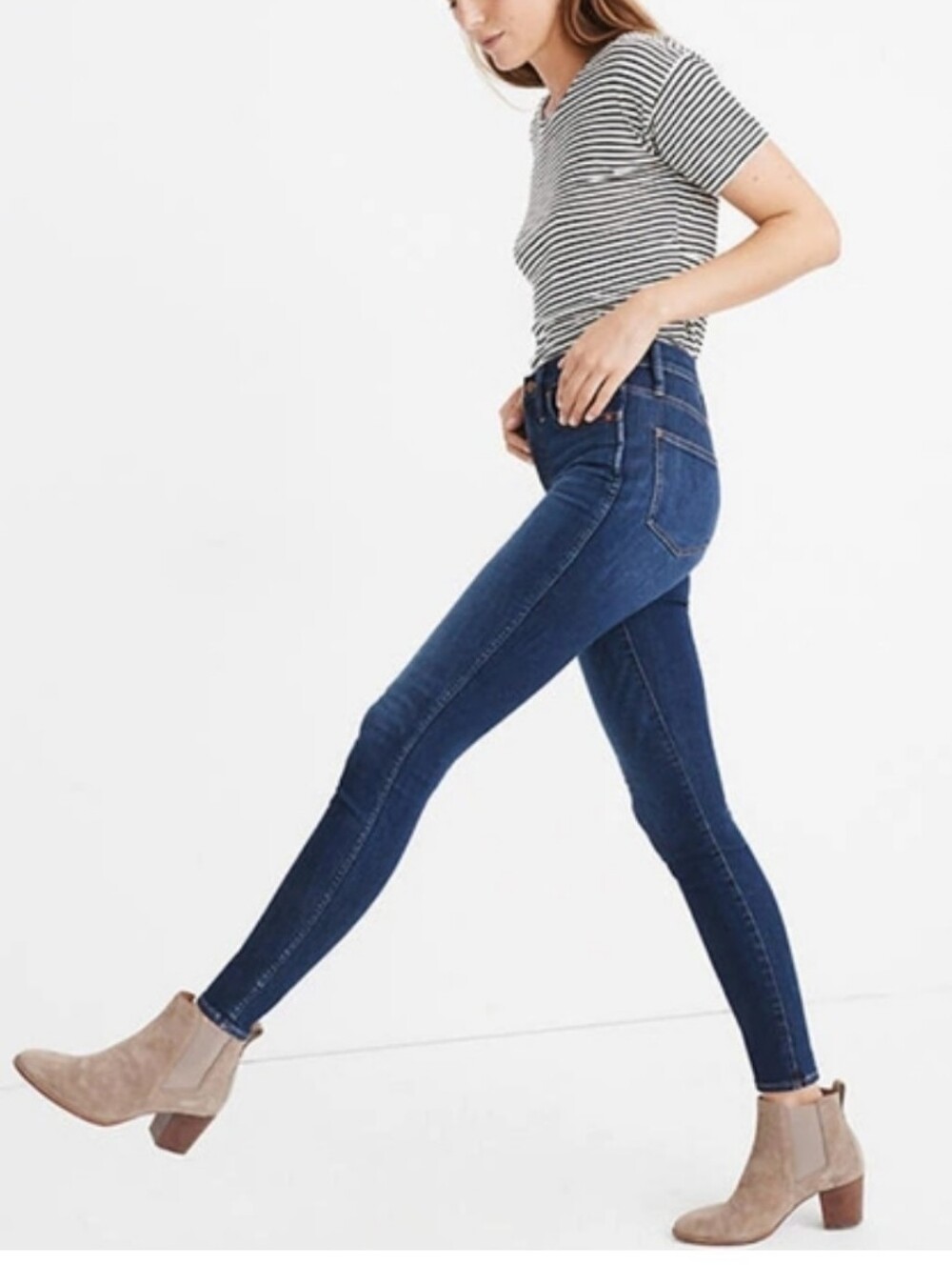 Madewell 10" High-Rise Skinny Jeans Size 29 Excellent Condition